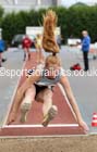 Under-17 womens long jump, Northern Under-15 and under-17 Championships, Wigan. Photo: David T. Hewitson/Sports for All Pics